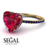 Heart Shape Ruby Ring - Noelle No. 70